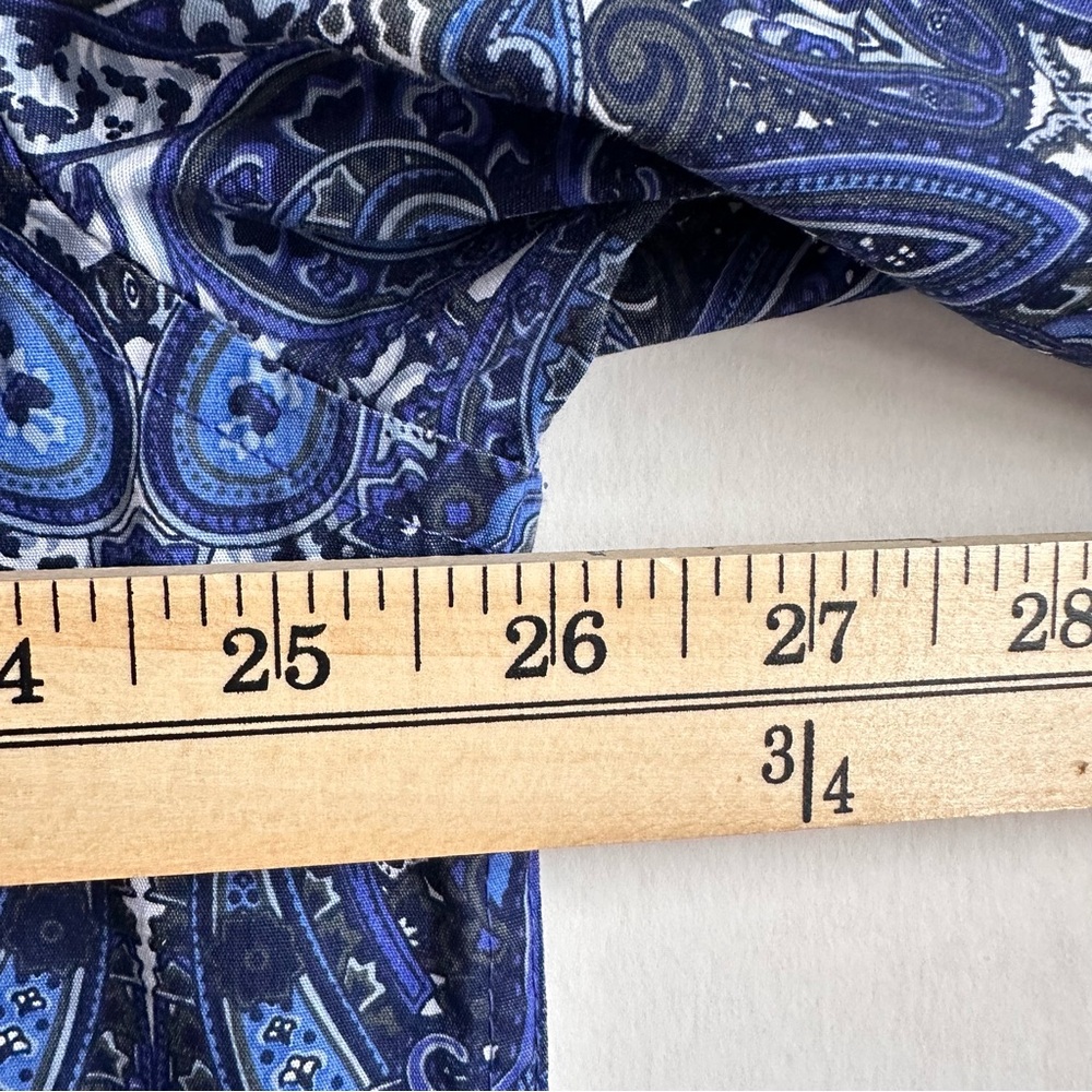 George Strait Wrangler Mens Paisley Long Sleeve Shirt XXL Stretch Rodeo Western - Picture 6 of 7